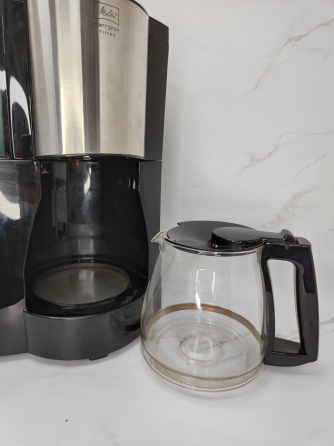 Б/у Капельная кофеварка Melitta Optima Timer 850 Вт, 1 л, таймер, 8 чашек, стеклянный кувшин, черная Киев