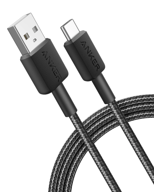 Кабель Anker 322 USB-A to USB-C - 1.8m Nylon Black (6962730) Киев - изображение 3