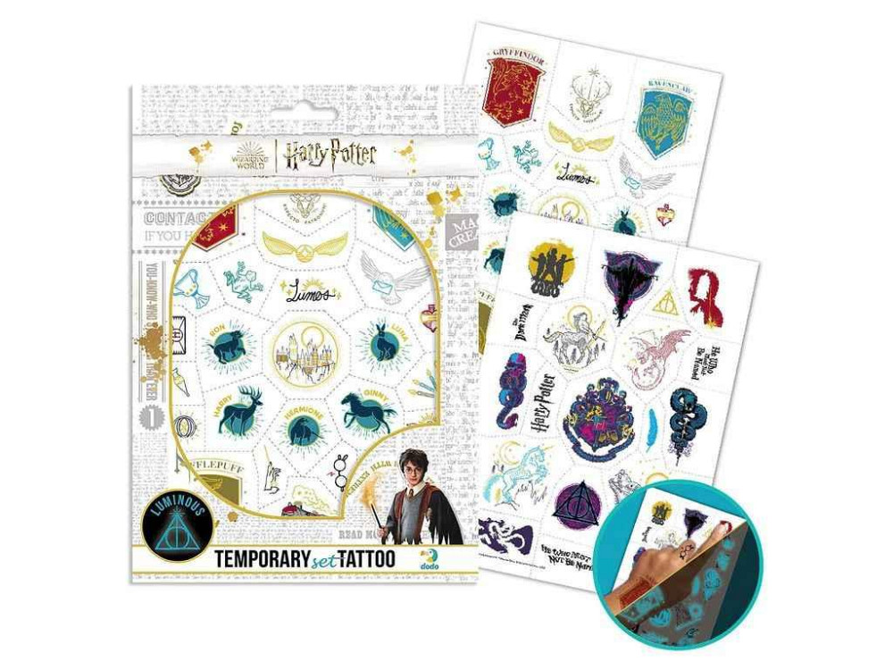 Набор тату Переводных Harry Potter symbol 45 татуировок SD38787 ТМ КИТАЙ Solmir Solmir Solmir Київ - фото 1