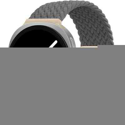 Ремешок для смарт-часов Armorstandart Braided Solo Loop для Samsung Watch 8 / 8 Classic (20x113 mm) Charcoal (ARM87353) Винница