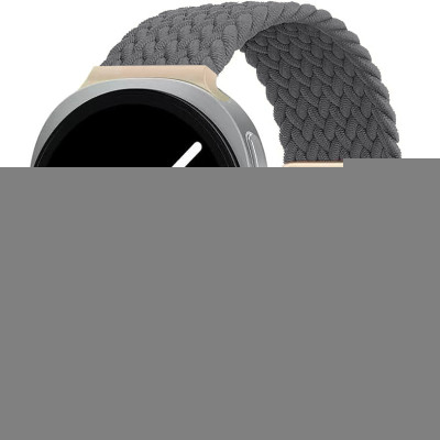 Ремешок для смарт-часов Armorstandart Braided Solo Loop для Samsung Watch 8 / 8 Classic (20x113 mm) Charcoal (ARM87353) Винница - изображение 1