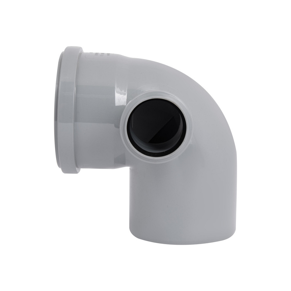 Коліно каналізаційне з відведенням TA Sewage 110х110х50, 90° Київ - фото 4