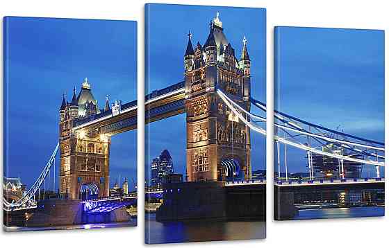 Модульна картина Mост Лондон Art-52_3 100x150 см Київ