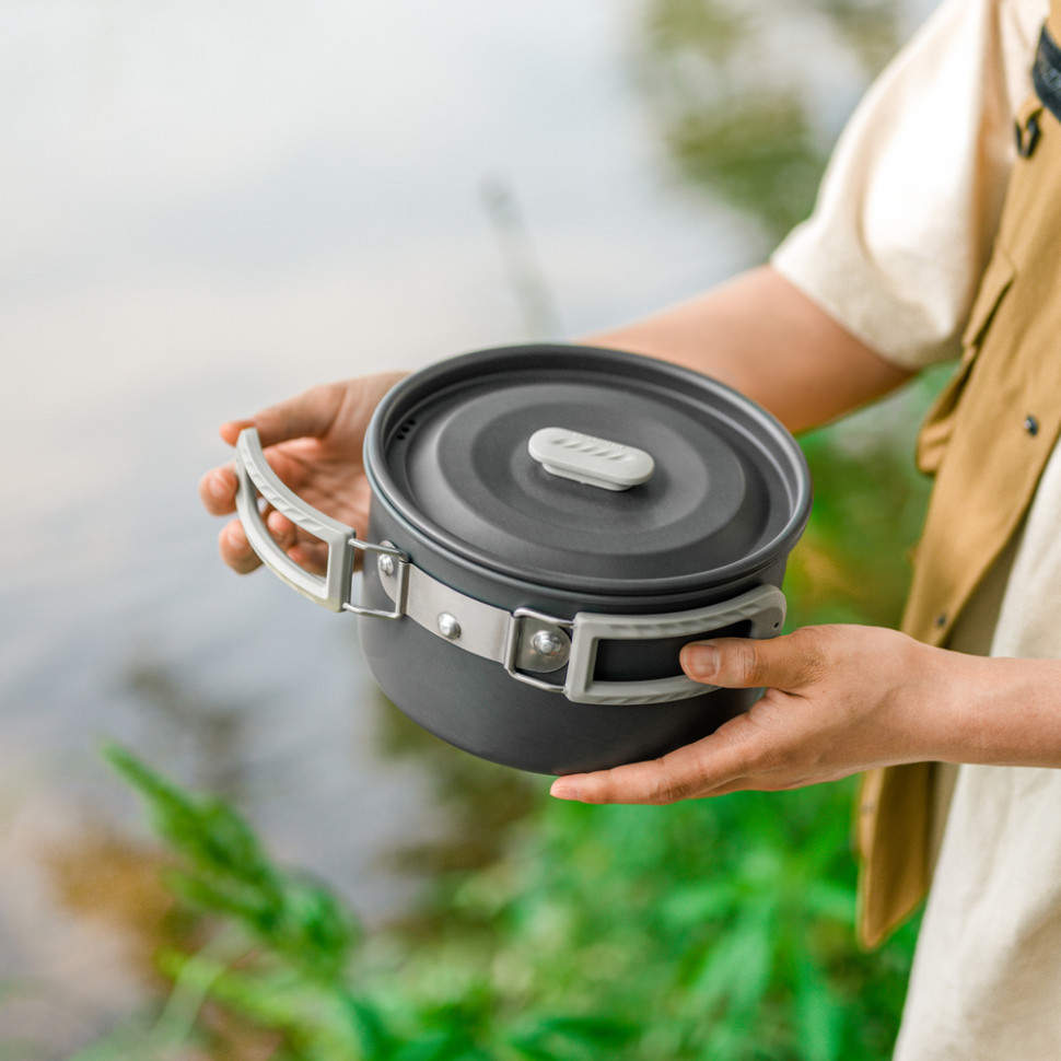 Набір посуду (каструля, сковорідка, чайник) Naturehike CNK2450CF010, алюміній Київ - фото 10