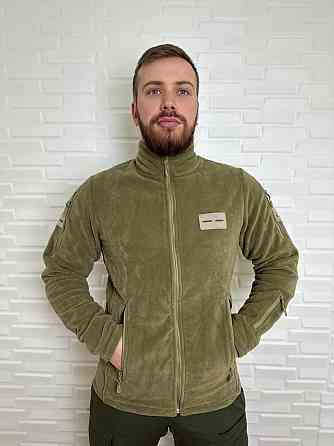 Чоловіча флісова кофта Flas Polar з велкро під шеврони та патчі Пісочний, M Вінниця