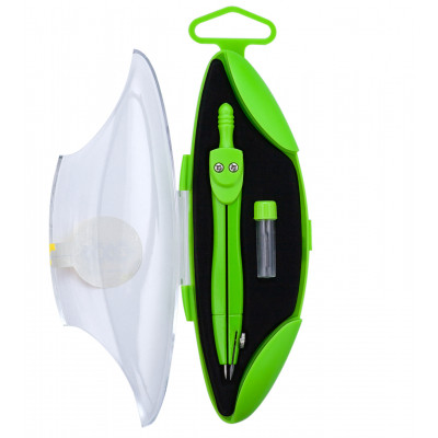 Циркуль ZiBi NEON START, в тв. футляр, зап.грифель, салатовый, KIDS Line (ZB.5323NS-15) Винница - изображение 2
