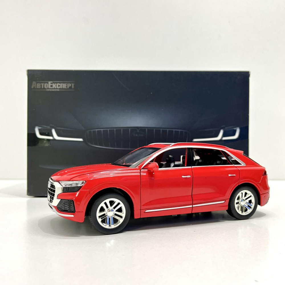Машинка металева TK Union Group Audi Q8 відчиняються двері капот багажник масштаб 1:24 Червона (GT-5250) Чернигов - изображение 7