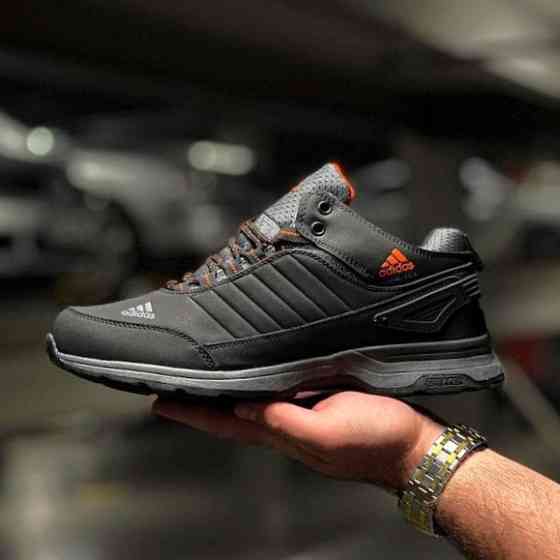 Зимові Кросівки Adidas GORE-TEX Чоловічі Чорні з МЕХОМ Черевики Адідас (розміри: 42,43) ВідеоОбзор Дніпро