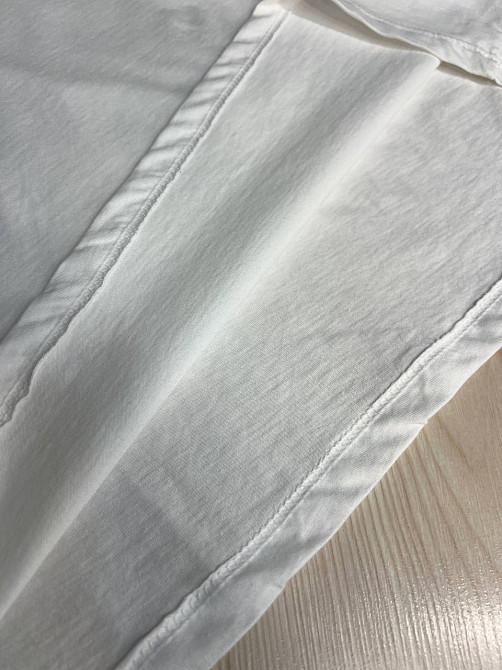 Футболка жіноча Pepper&mint BX24-19 біла оверсайз з кишенею та вишивкою , білий, S Київ - фото 7