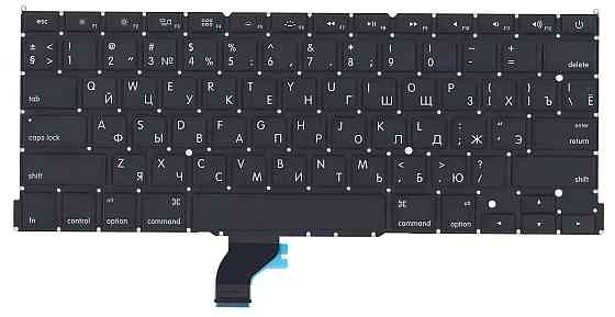 Клавиатура для ноутбука Apple MacBook Pro 13" Retina (A1502) с подсветкой (Light) Black, (No Frame), RU (горизонтальный энтер) Вінниця