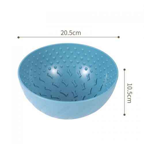 Миска WahoPet для собак для повільного годування пластикова блакитна Київ