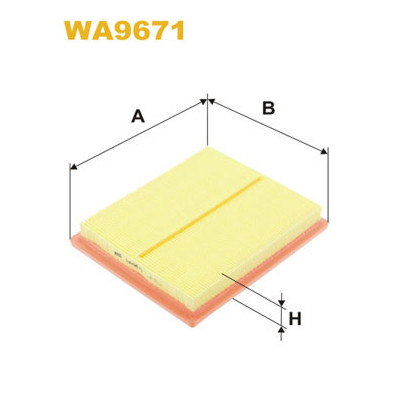 Воздушный фильтр для автомобиля Wixfiltron WA9671 Винница - изображение 1