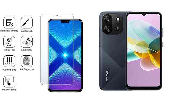 Защитное стекло NeoGlass для Blackview Oscal Flat 1C – ультрапрозрачное и устойчивое Киев