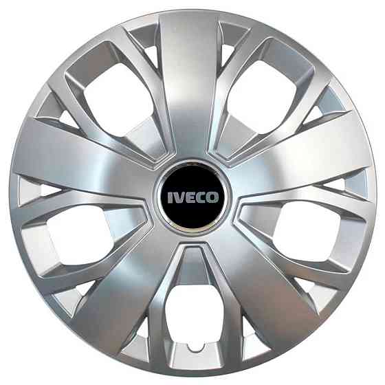 Автомобільні модельні ковпаки R16 Iveco 420 4шт, SJS, сріблясті Київ