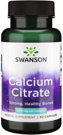 Кальций цитрат Swanson Calcium Citrate 200 mg 60 капс Киев
