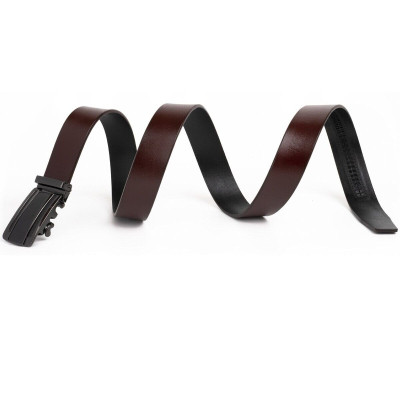 Ремень Vintage Мужской с темной пряжкой автомат Черный (20295) Винница - изображение 2