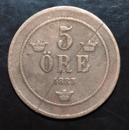 Швеція 5 ері 1883 р Полтава