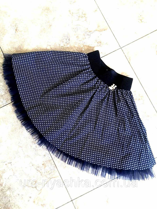 Красива шкільна блузка з коротким рукавом 134 Кривий Ріг - фото 3