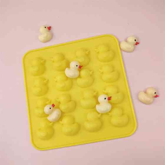 Молд силиконовый Утка 175 на 175 мм желтый Киев