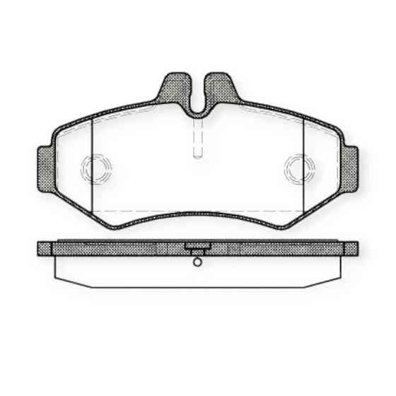 Колодки задние MB Sprinter 308-316 - Volken LT 35 (98-06) сист. тормозные Мукачево