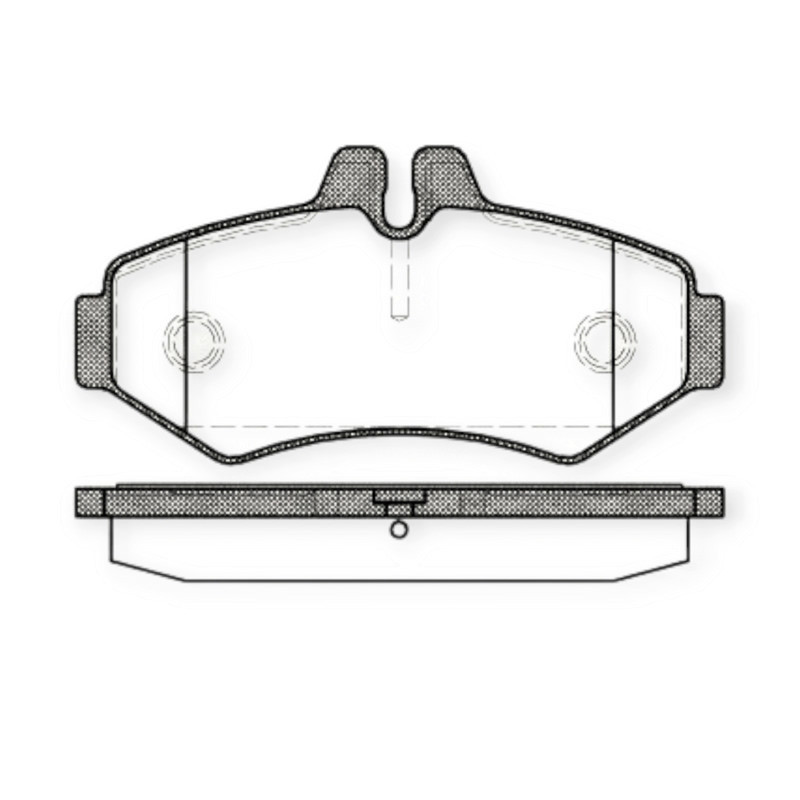 Колодки задние MB Sprinter 308-316 - Volken LT 35 (98-06) сист. тормозные Мукачево - изображение 1