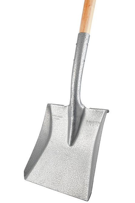 MASTERTOOL Лопата совкова MASTERTOOL 225х275х1200 мм молоткове фарбування з дерев'яною ручкою т Коломия - фото 6