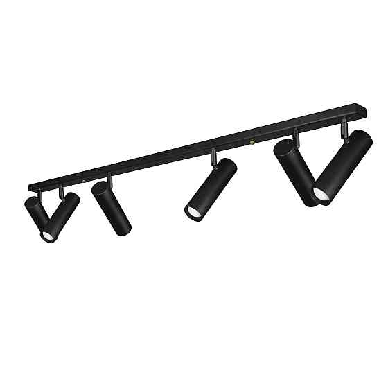 Світильник на планці з поворотними плафонами 6-Е2 7Telescope NL 22501-6 BK Київ