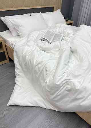 Комплект постельного белья, Decorator SOFTY UNO Bianco Полуторный 145х215 Белый (88-075) Киев