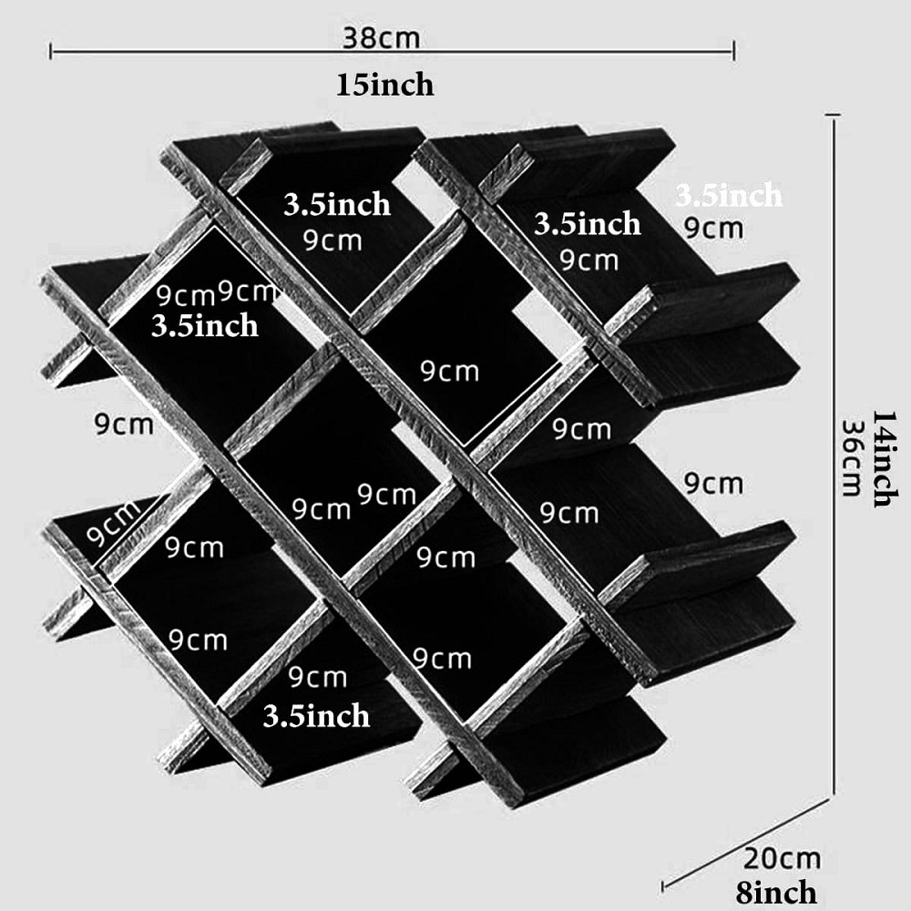 Настільна винна полиця "Лежер" капучино Миколаїв - фото 2