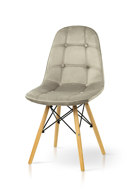 Стілець ДЖАСТІН, велюр пісочний Киев - изображение 2