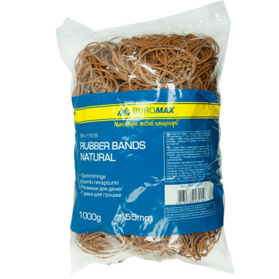 Резинки для денег Buromax Natural 1000 г (BM.5509) Винница - изображение 1