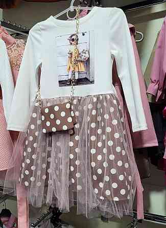 Платье праздничное нарядное для девочки с сумочкой 98,104,110 Николаев