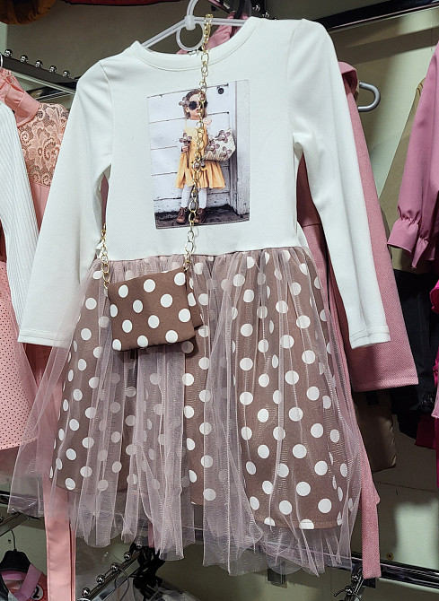 Платье праздничное нарядное для девочки с сумочкой 98,104,110 Николаев - изображение 1