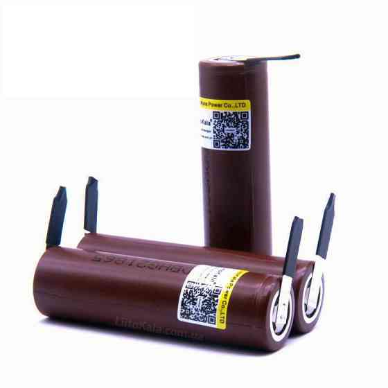 Аккумулятор 18650 HG2 3000mAh 3.7V 20А под пайку Киев