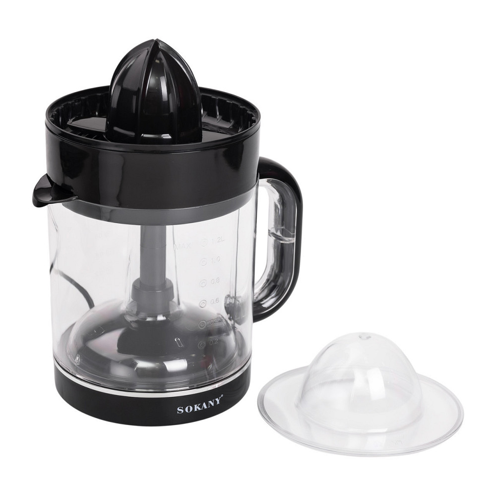 Електрична соковижималка для цитрусів Sokany 1.2 л Київ - фото 2