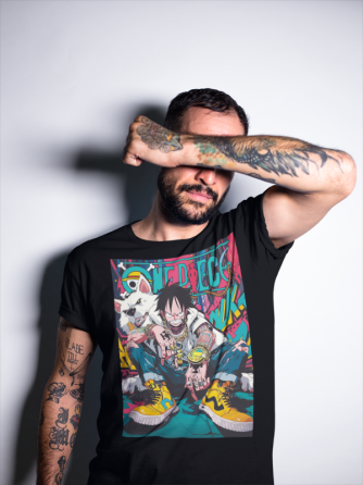 Футболка аниме Волф Аниме Манга Аниме оверсайз (S/M/L) Черний AnimeJ0716 Днепр