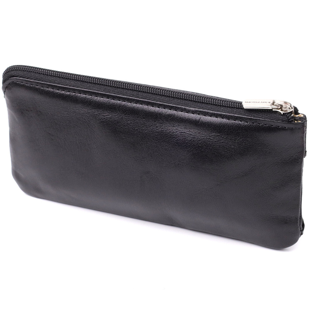 Вместительная ключница на одно отделение из гладкой натуральной кожи Tony Perotti 20851_1 (2686 nero) Черный Киев - изображение 2