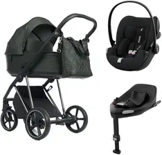 Дитяча коляска Roan IVI 2.0 4w1 z fotelikiem Cybex Cloud G i bazą Cybex G – Black Forest Київ - фото 1