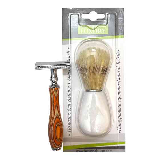 Набор для мужчин Zauber Станок для бритья под стандартное лезвие Помазок Запорожье