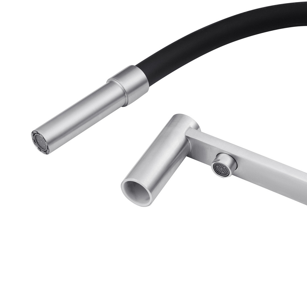 Змішувач для кухні з підключенням до фільтра Kroner KRP Edelstahl Klassisch - ESG03815BLK Київ - фото 9