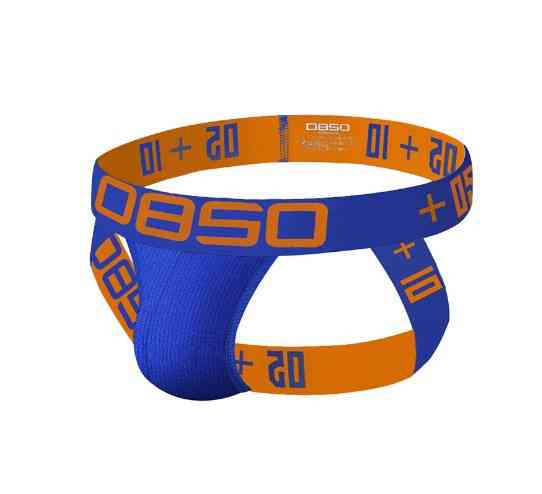 Трусы джоки для мужчин сине-оранжевый Киев