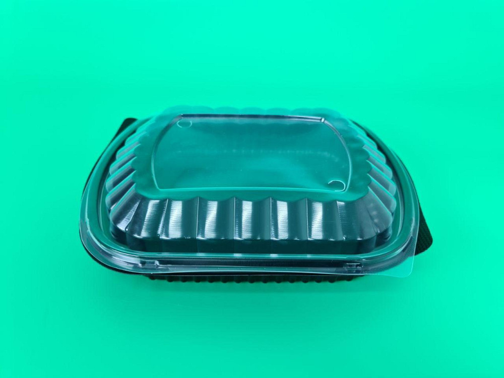 Контейнер PP T-1/H48 чорний з кришкою (50 шт.) Харків - фото 1