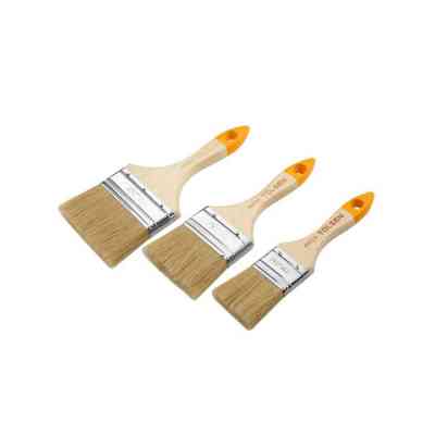 Кисть малярная Tolsen комплект 50-75-100 мм деревянная ручка (40145) Винница