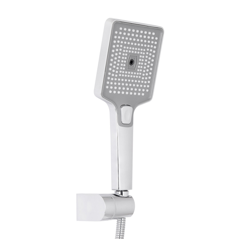 Змішувач для ванни Qtap Aries (з душовим гарнітуром) QTARI259CRM45559 Chrome Київ - фото 5