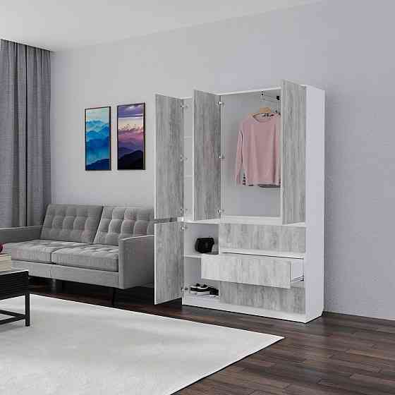 Розпашна шафа Смузі 21 1200 білий/урбан лайт Дніпро