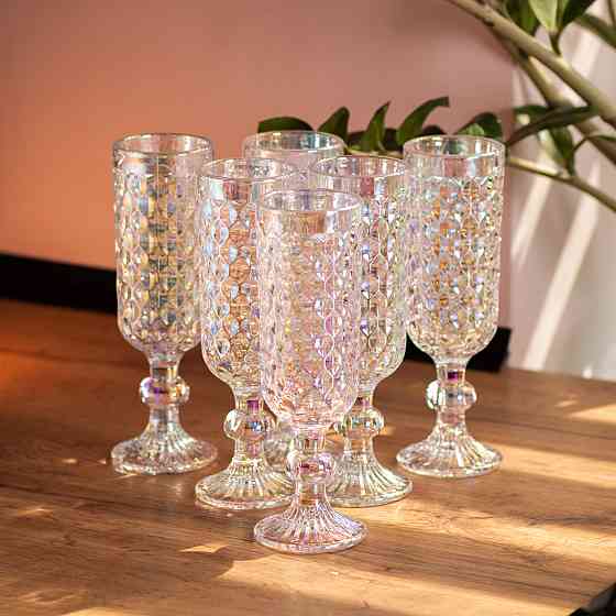 Набор бокалов для шампанского 6 штук по 160 (мл) Хамелеон HP-19-109 Киев