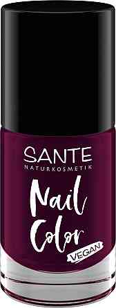 VEGAN-Лак для ногтей Nail Color 04 Plumtheory/Dark Purple SANTE 8 мл Киев