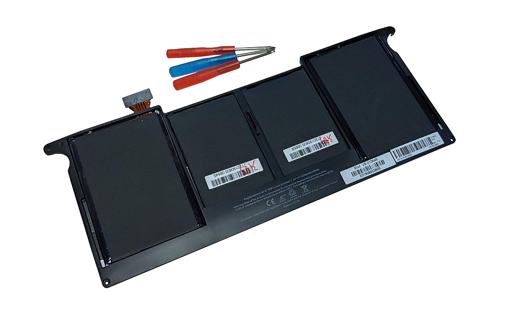 Аккумулятор для ноутбука Apple A1406 MacBook Air 11" A1370 (2011) 7.3V Black 5200mAh OEM Вінниця - фото 1