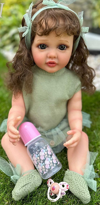 Реалистичная Кукла Реборн Девочка София 55 см Харьков - изображение 8