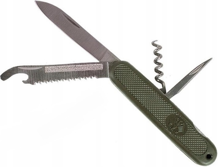 Багатофункціональний Складаний Ніж - Мультитул 7в1 з чохлом Mil-Tec "Бундесвер" (15337000) Нержавіюча сталь Нововолинськ - фото 3